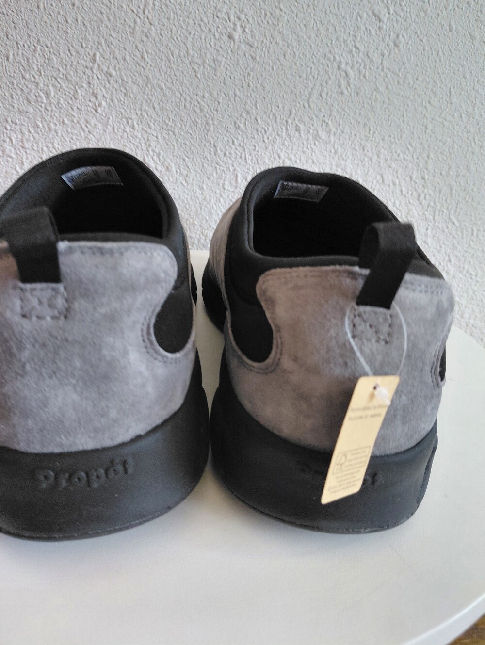 New,without box Propet Men's Stability Slip On Sneaker Dark Gray - Picture 4 of 14